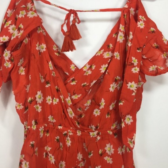 Topshop Daisy Print Playsuit Romper - Picture 4 of 8